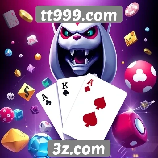 Variedade de jogos disponíveis no tt999.com